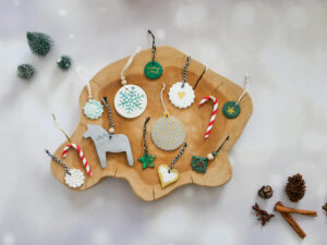 Baumschmuck oder Geschenkanhänger für Weihnachten basteln